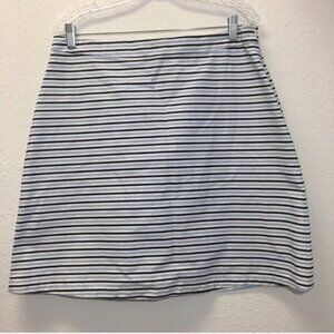 Lane Bryant Skirt Blue Striped Nautical Trendy